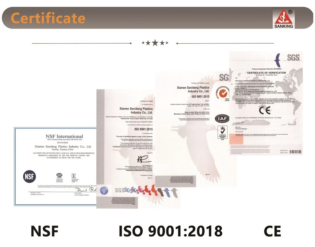 UPVC Union CERTIFICATE 2 UPVC Union CERTIFICATE 2
