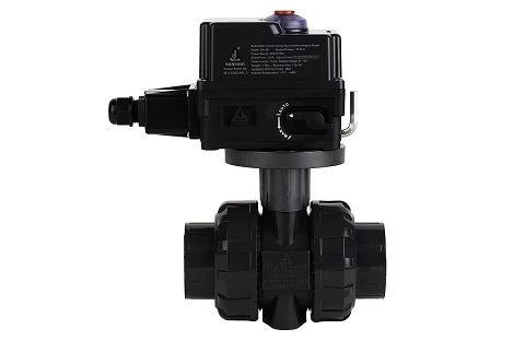 page-1-1 SANKING plastic actuated ball valve for chemical dosing and automated process control