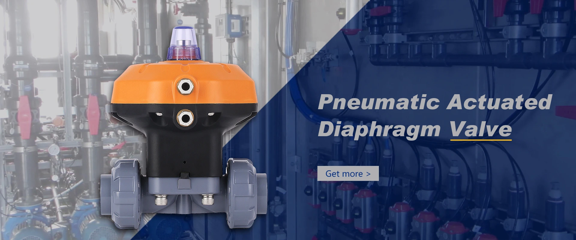 page-1-1 SANKING pneumatic actuated diaphragm valve for automated industrial plastic piping systems