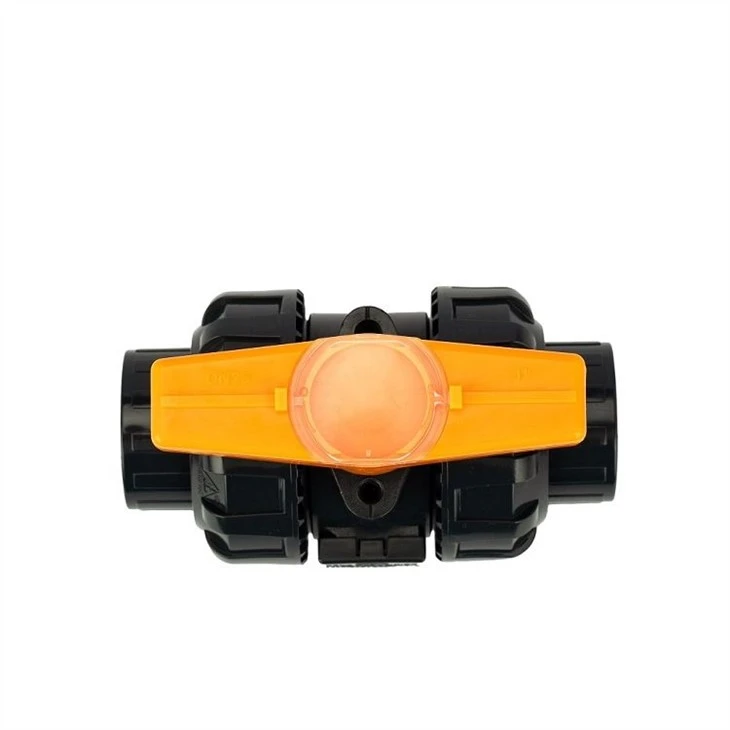 PVC True union ball valve top view(001)