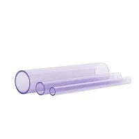 Clear PVC Schedule 40 Pipes