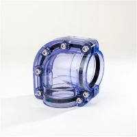 Clear PVC Secondary Containment Elbow