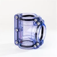 Clear PVC Secondary Containment Tee