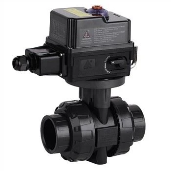 PVC Electrical Actuated True Union Ball Valve