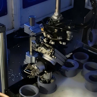 Automated machining combined with a vision inspection system1 Automated machining combined with a vision inspection system1