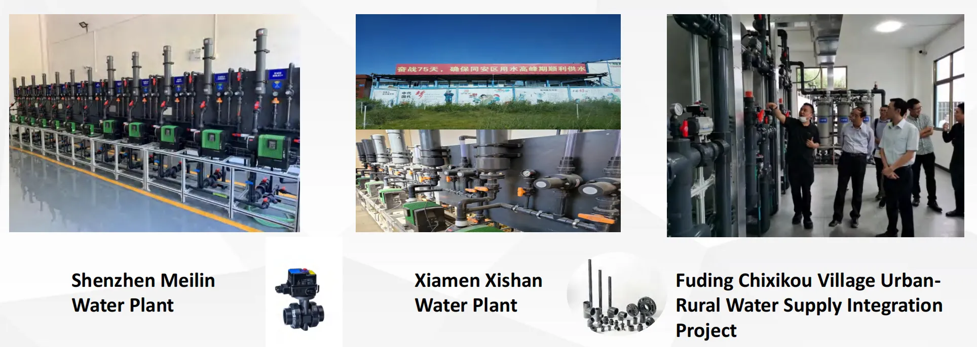 SANKING engineers reviewing industrial plastic piping and valve project requirements.webp SANKING engineers reviewing industrial plastic piping and valve project requirements.webp